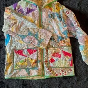 Handmade | Jackets & Coats | Vintage Unisex Feed Sack Quilt Coat